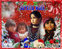 Joyeux Noel aux enfants amérindiens ♥♥♥ GIF animata