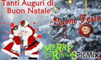 Tanti Auguri di Buon Natale - Bezmaksas animēts GIF