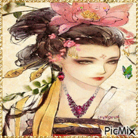CHINESE  WOMAN 动画 GIF