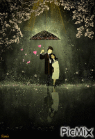 Bajo la lluvia Animated GIF