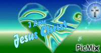 I love Jesus Christ animovaný GIF