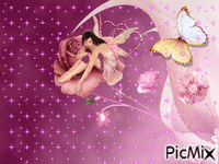 rose fairy - Nemokamas animacinis gif