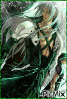 Sephiroth final boss_Final Fantasy_ - Nemokamas animacinis gif