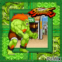 {#}Street Fighter - Blanka{#} animovaný GIF