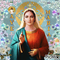Ave Maria della Misericordia animált GIF