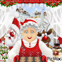 Χριστούγεννα_Christmas_It's The Most Wonderful Time Of The Year Facebook Page 动画 GIF