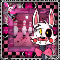 #♦#Mangle at the Bowling Alley#♦# geanimeerde GIF