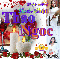 HPBD Thao Ngoc - Ücretsiz animasyonlu GIF