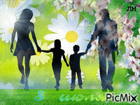 день семьи - Бесплатни анимирани ГИФ