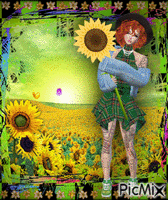 Sunflower - Darmowy animowany GIF