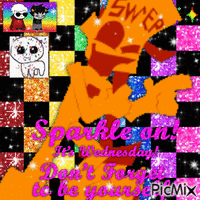 sparkle on its Wednesday but prange guy - 免费动画 GIF