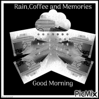 Rain,Coffee and Memories animēts GIF