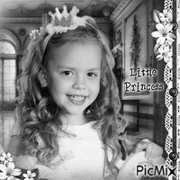 Porträt einer kleinen Prinzessin - GIF animé gratuit