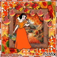 {#}Snow White in Autumn{#} - Ilmainen animoitu GIF