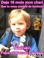 Nathan16 mois - GIF animasi gratis