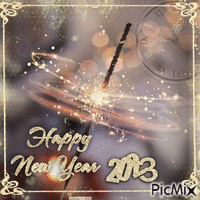 Happy New Year анимированный гифка