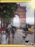 Visite de Paris - Nemokamas animacinis gif