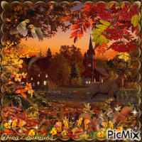 Autumn evening - Ingyenes animált GIF