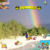 Liminal summer aesthetic stimboard 动画 GIF