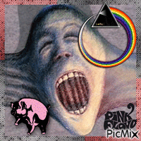 Pink Floyd music album cover !!!! - Animovaný GIF zadarmo