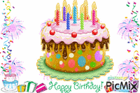 happy birthday! - Gratis animeret GIF