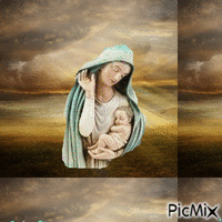 Mary and Child - Ingyenes animált GIF