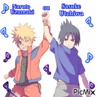 Naruto ou Sasuke ? Choisis ! :) - Gratis animerad GIF