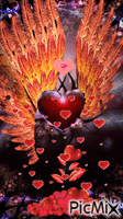 Hearts ❤️🙂 animált GIF