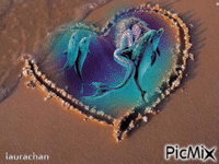 Heart of ocean 动画 GIF
