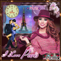 J'adore Paris - Ücretsiz animasyonlu GIF