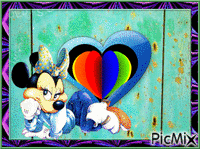 Minnie mouse animovaný GIF