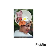 Weird hat woman - PNG gratuit