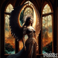 Gothic Angel - GIF animé gratuit