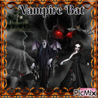VAMPIRE BAT - Gratis animeret GIF