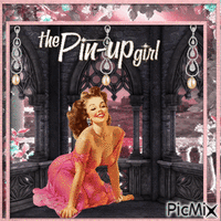 pin up girl - Nemokamas animacinis gif