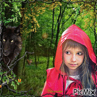 Little Red Riding Hood Animated GIF