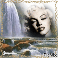Marilyn Monroe animēts GIF