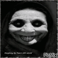 Scary Nun - Bezmaksas animēts GIF
