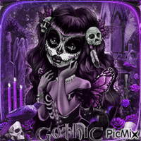 Gothic fairy - Purple tones