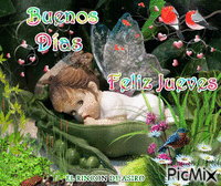 BUENOS DIAS - Darmowy animowany GIF
