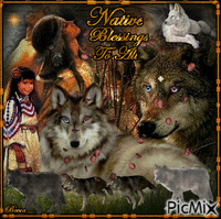 Native Blessings GIF animasi