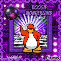 [[♠Boogie Wonderland with Club Penguin♠]] - Gratis animerad GIF