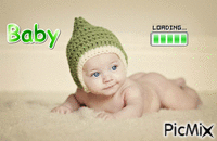 baby loading animovaný GIF
