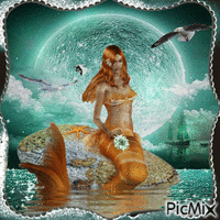 Sirena geanimeerde GIF
