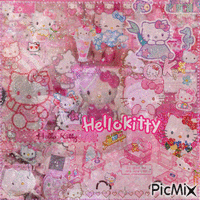 Hello Kitty 🌸 elizamio - GIF animé gratuit