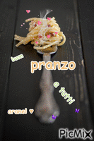 pranzo - Бесплатный анимированный гифка