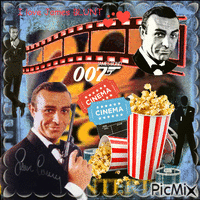 James Bond 007 Sean connery - Darmowy animowany GIF