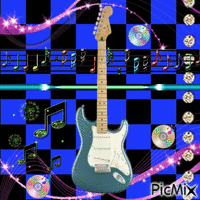 MUSIC - ELECTRIC GUITAR animeret GIF