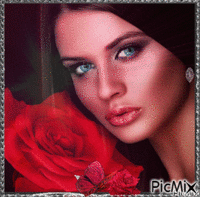 Adoro las Rosas!! - GIF animé gratuit