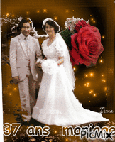 37 ans mariage - Безплатен анимиран GIF